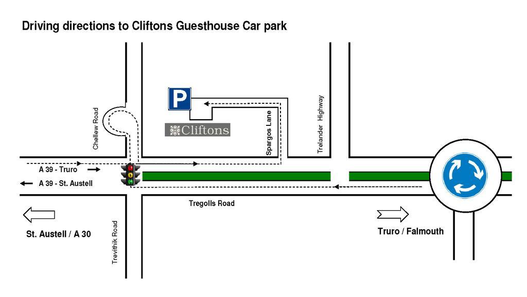 טרורו Cliftons Guest House מראה חיצוני תמונה